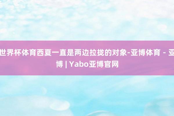 世界杯体育西夏一直是两边拉拢的对象-亚博体育 - 亚博 | Yabo亚博官网